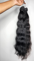 26" Natural Black Body Wave 100% Human Hair Bundle 120g