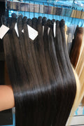 30" Natural Black Straight Raw 100% Human Hair Bundle 120g