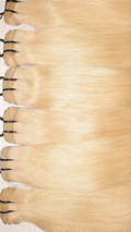 24" Blonde Straight 100% Human Hair Bundle 120g