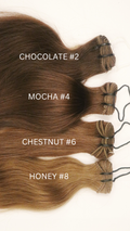 Chocolate, Mocha, Chestnut, Honey 100% Human Hair Bundle 120g