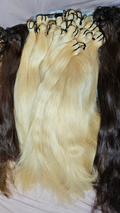 28" Blonde Straight 100% Human Hair Bundle 120g