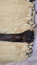 28" Blonde Straight 100% Human Hair Bundle 120g