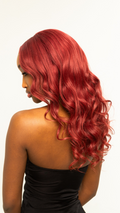 13*4 HD Lace Frontal Burgundy Wig 180% Density Loose Curls