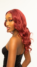 13*4 HD Lace Frontal Burgundy Wig 180% Density Loose Curls