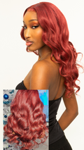13*4 HD Lace Frontal Burgundy Wig 180% Density Loose Curls