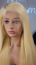 13*4 HD Lace Frontal Blonde Wig 200% Density Silky Straight