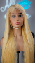 13*4 HD Lace Frontal Blonde Wig 200% Density Silky Straight