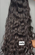 26" Natural Black Clip In Extensions BOOGATTI Edition 220GRAMS