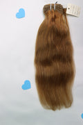 14" Sew In Bundle - Raw Indian Hair - Chestnut Wavy 120grams - VALENTINE SALE