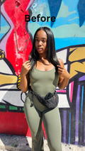 22" Natural Black V-Shape Volumizer 220grams 100% Human Raw Indian Hair - CLEARANCE FINAL SALE
