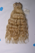 14" Sew In Bundle - Raw Indian Hair - Blonde Water Wave 120grams - VALENTINE SALE