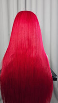 RUBI ROSE Inspired Wig - RUBI - 26" 5*5 HD Lace Closure - Vibrant Ruby Red Wig | 200% Density