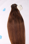 20" Sew In Bundle - Raw Indian Hair - Mocha #4 Straight 120grams - VALENTINE SALE