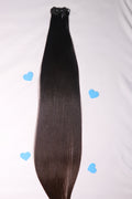 28" Sew In Bundle - Raw Indian Hair - Natural Black Straight 120grams - VALENTINE SALE