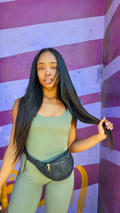22" Natural Black V-Shape Volumizer 220grams 100% Human Raw Indian Hair - CLEARANCE FINAL SALE