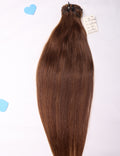 20" Sew In Bundle - Raw Indian Hair - Mocha #4 Straight 120grams - VALENTINE SALE