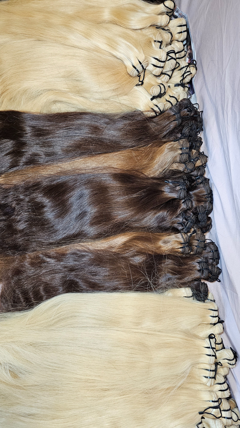 Chocolate, Mocha, Chestnut, Honey 100% Human Hair Bundle 120g