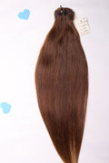 20" Sew In Bundle - Raw Indian Hair - Mocha #4 Straight 120grams - VALENTINE SALE