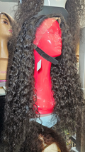 30” 13*4 HD Lace Front Wig INDIAN CURLY Black 200% Density 100% Raw Human Hair - Best Seller