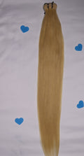 26" Sew In Bundle - Raw Indian Hair - Blonde Straight 120grams - VALENTINE SALE