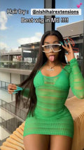 30” 13*4 HD Lace Frontal Wig Natural Black 200% Density Blowout