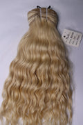 14" Sew In Bundle - Raw Indian Hair - Blonde Water Wave 120grams - VALENTINE SALE