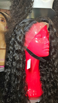 30” 13*4 HD Lace Front Wig INDIAN CURLY Black 200% Density 100% Raw Human Hair - Best Seller