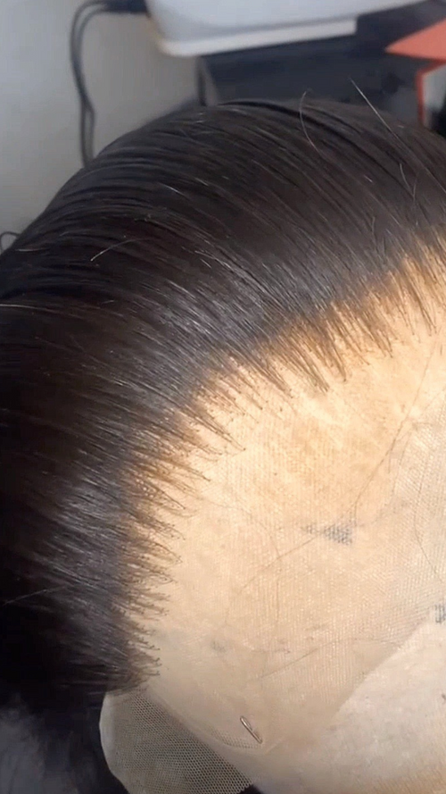 30” 13*4 HD Lace Frontal Wig Natural Black 200% Density Blowout