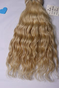 14" Sew In Bundle - Raw Indian Hair - Blonde Water Wave 120grams - VALENTINE SALE