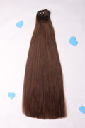 18" Sew In Bundle - Raw Indian Hair - Mocha #4 120grams - VALENTINE SALE