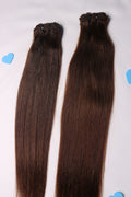 20" *BUNDLE DEAL* Sew In Bundle - Raw Indian Hair - Mocha #4 Straight 120grams - VALENTINE SALE