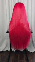 RUBI ROSE Inspired Wig - RUBI - 26" 5*5 HD Lace Closure - Vibrant Ruby Red Wig | 200% Density