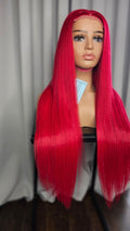 RUBI ROSE Inspired Wig - RUBI - 26" 5*5 HD Lace Closure - Vibrant Ruby Red Wig | 200% Density