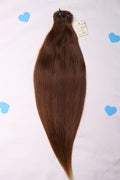 20" Sew In Bundle - Raw Indian Hair - Mocha #4 Straight 120grams - VALENTINE SALE