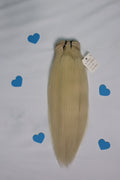 14" Sew In Bundle - Raw Indian Hair - Blonde Straight 120grams - VALENTINE SALE