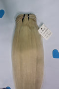 14" Sew In Bundle - Raw Indian Hair - Blonde Straight 120grams - VALENTINE SALE