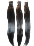 24" Natural Black Straight Raw 100% Human Hair Bundle 120g