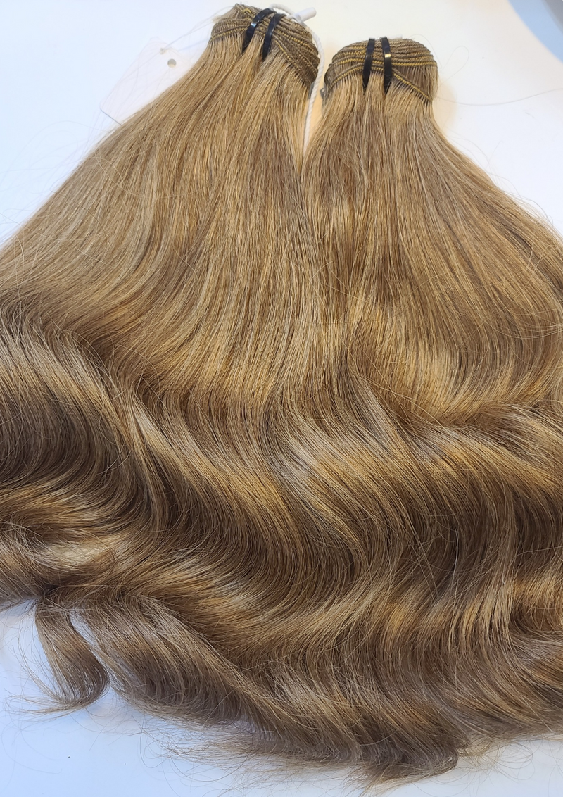 18" Honey Wavy 100% Human Hair Bundle 120g