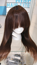 20” FRING/BANGS Lace Closure Wig Mocha 180% Density Silky Straight