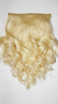 18" Platinum Blonde (#613) Clip In Extensions NATURAL Edition 120GRAMS